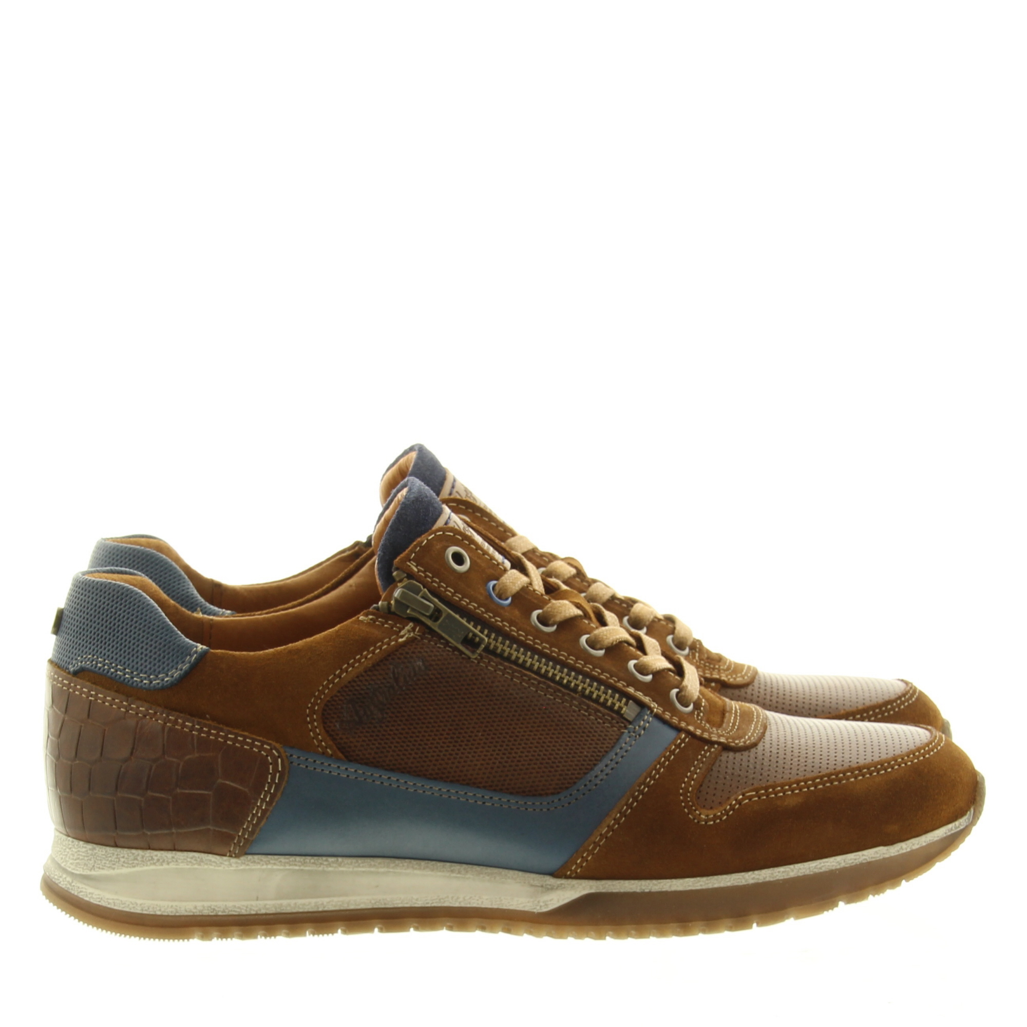 Australian Footwear Browning Width H 15.1508.02 T5D Tan Cognac Blue