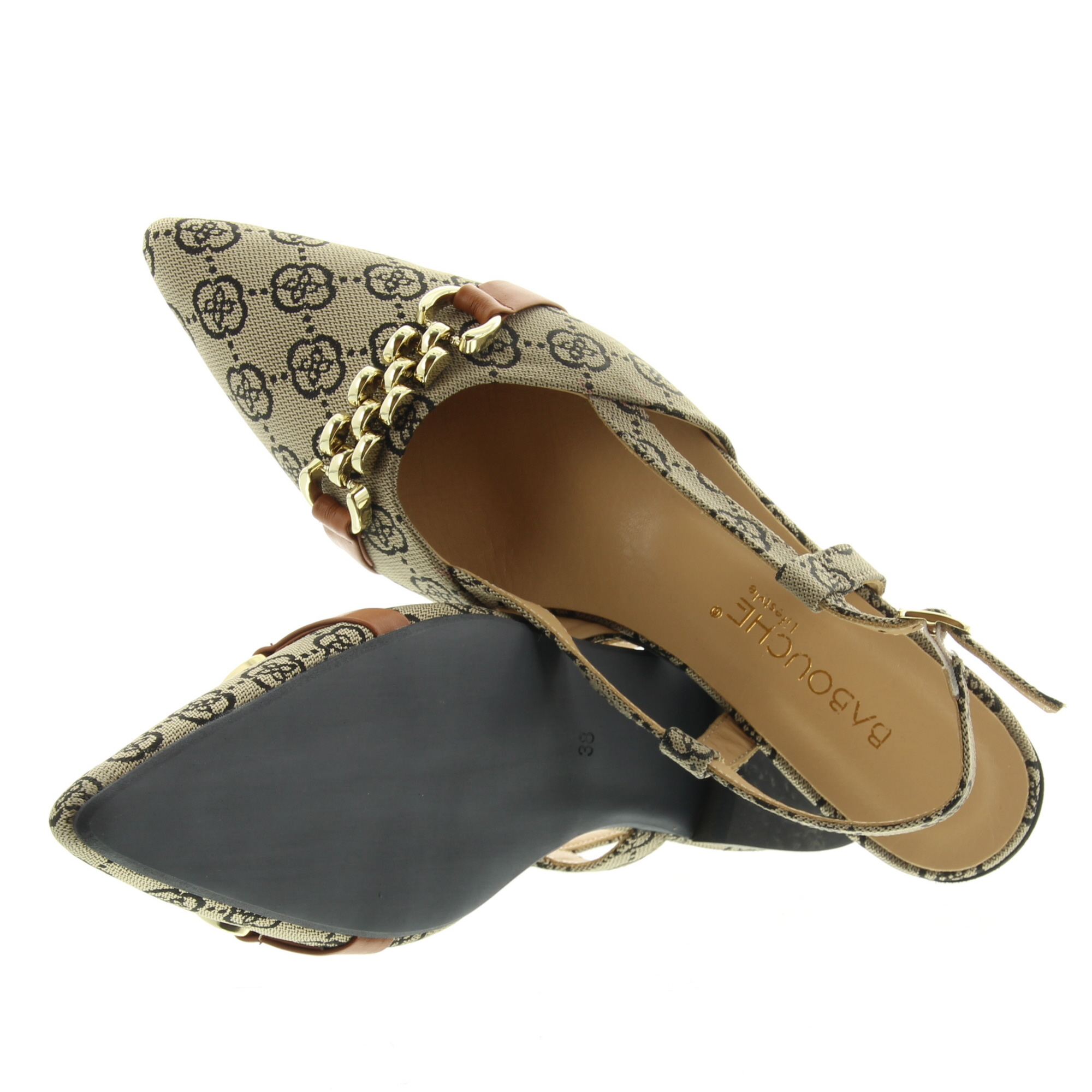 Babouche G-Lima-152 361 Beige Cognac