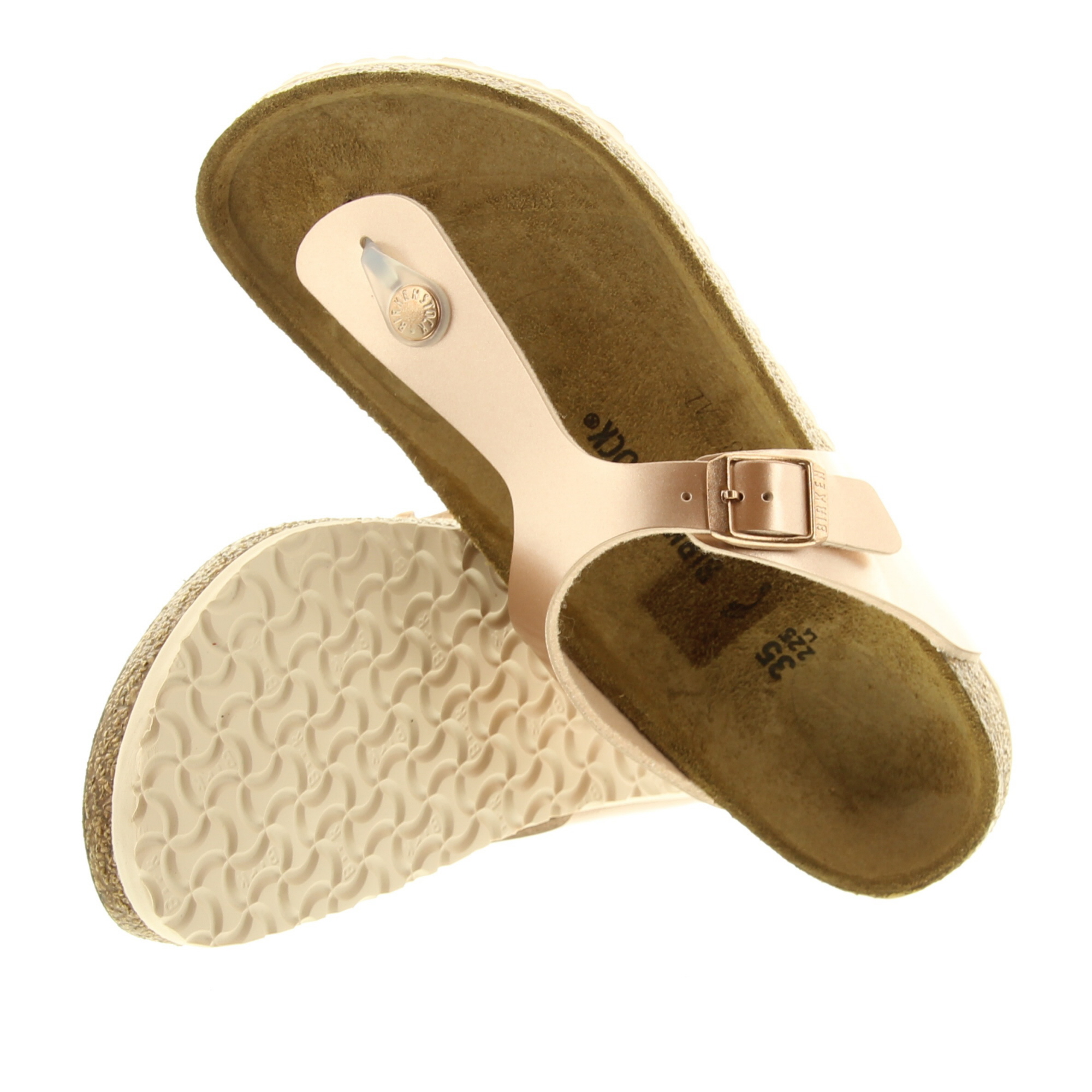 Birkenstock 1012526 Gizeh BF Electric Metallic Copper