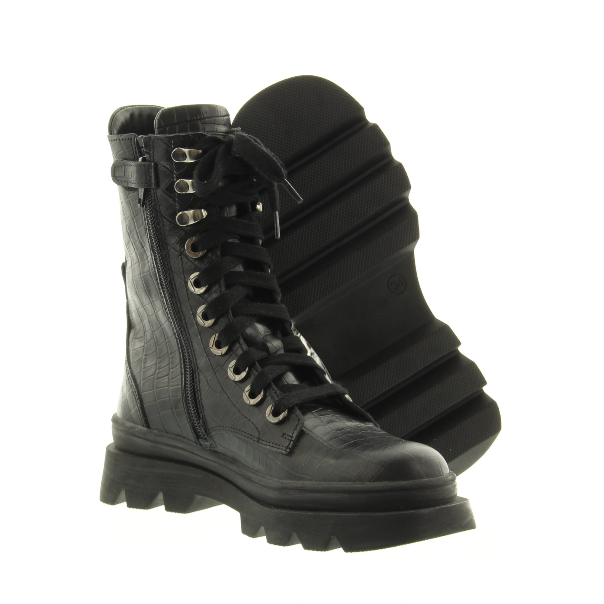Twins Trackstyle 322676 689 Black Croco Twins Trackstyle 322676 689 Black Croco