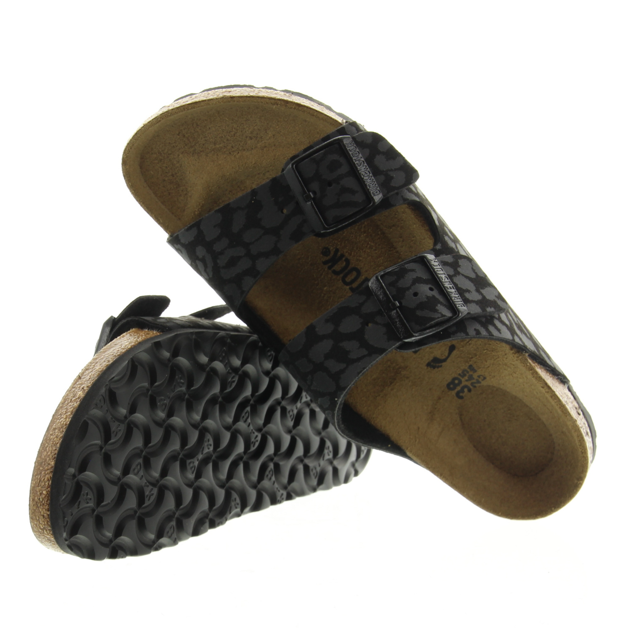 Birkenstock 1030563 Arizona BS Synthetik Leo Black