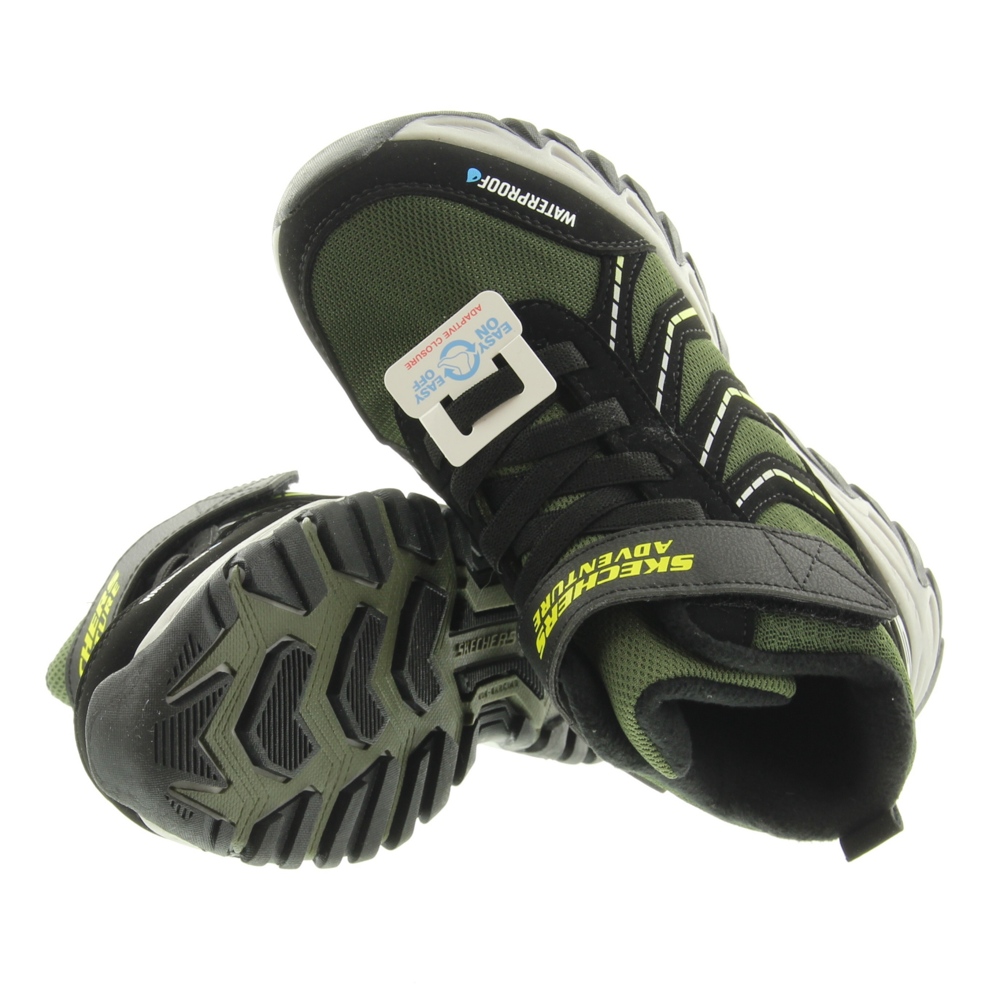 Skechers 406412L Rugged Ranger-Storm Trail BKGR Black Green