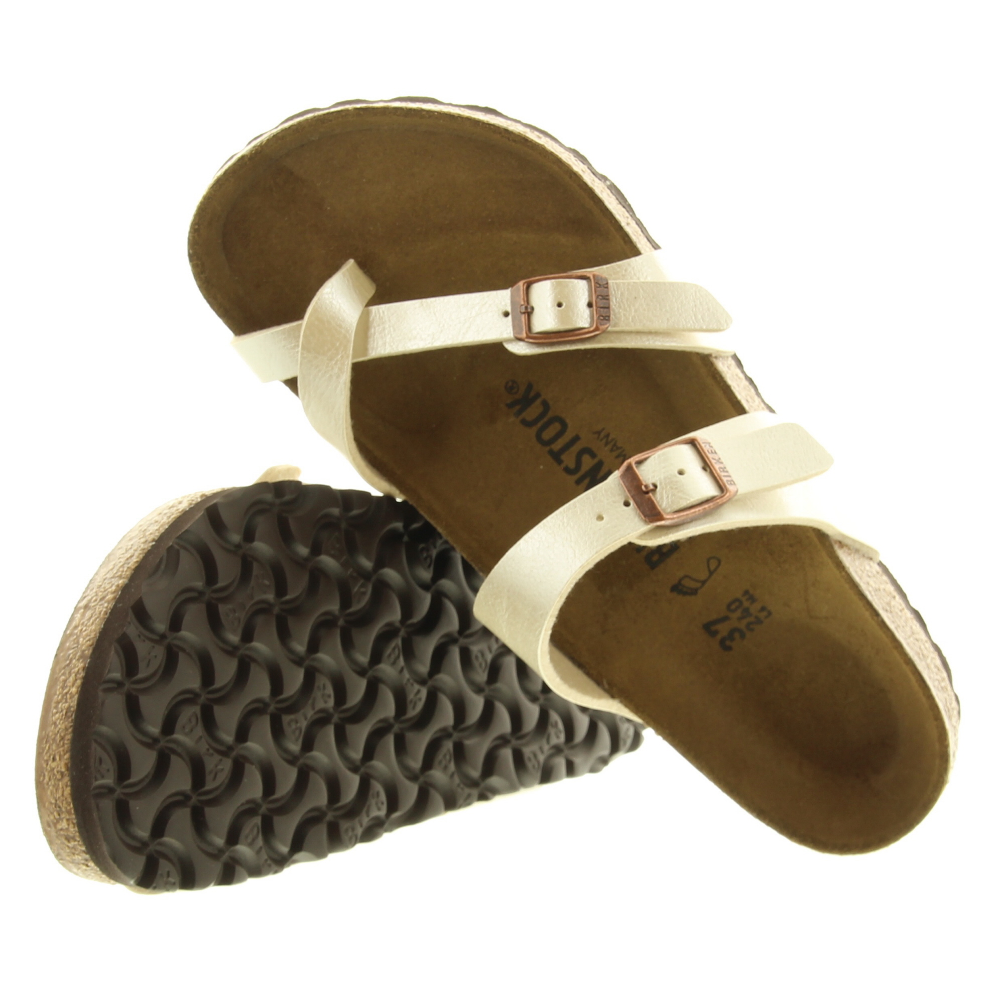 Birkenstock 0071661 Mayari BF Graceful Pearl White