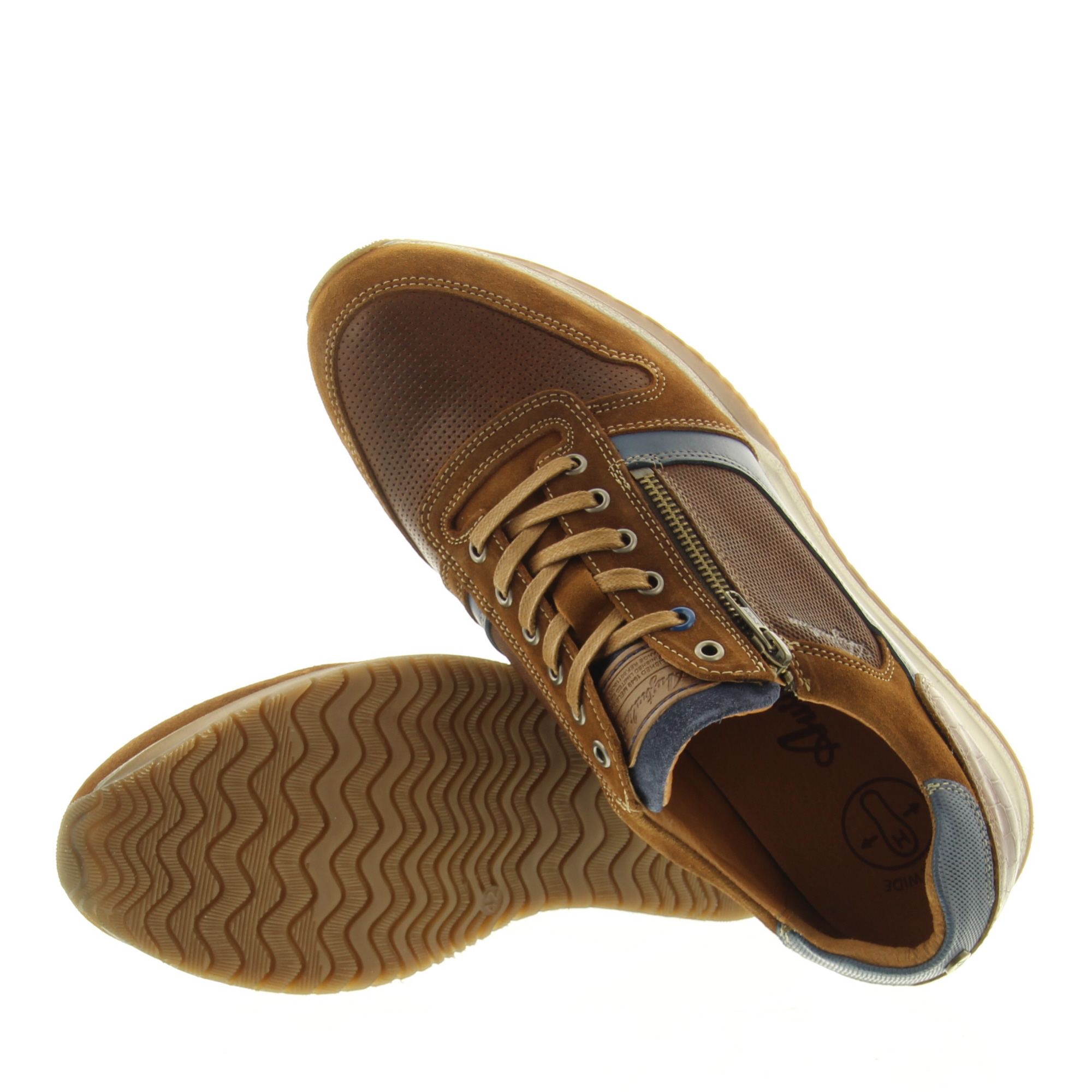 Australian Footwear Browning Width H 15.1508.02 T5D Tan Cognac Blue