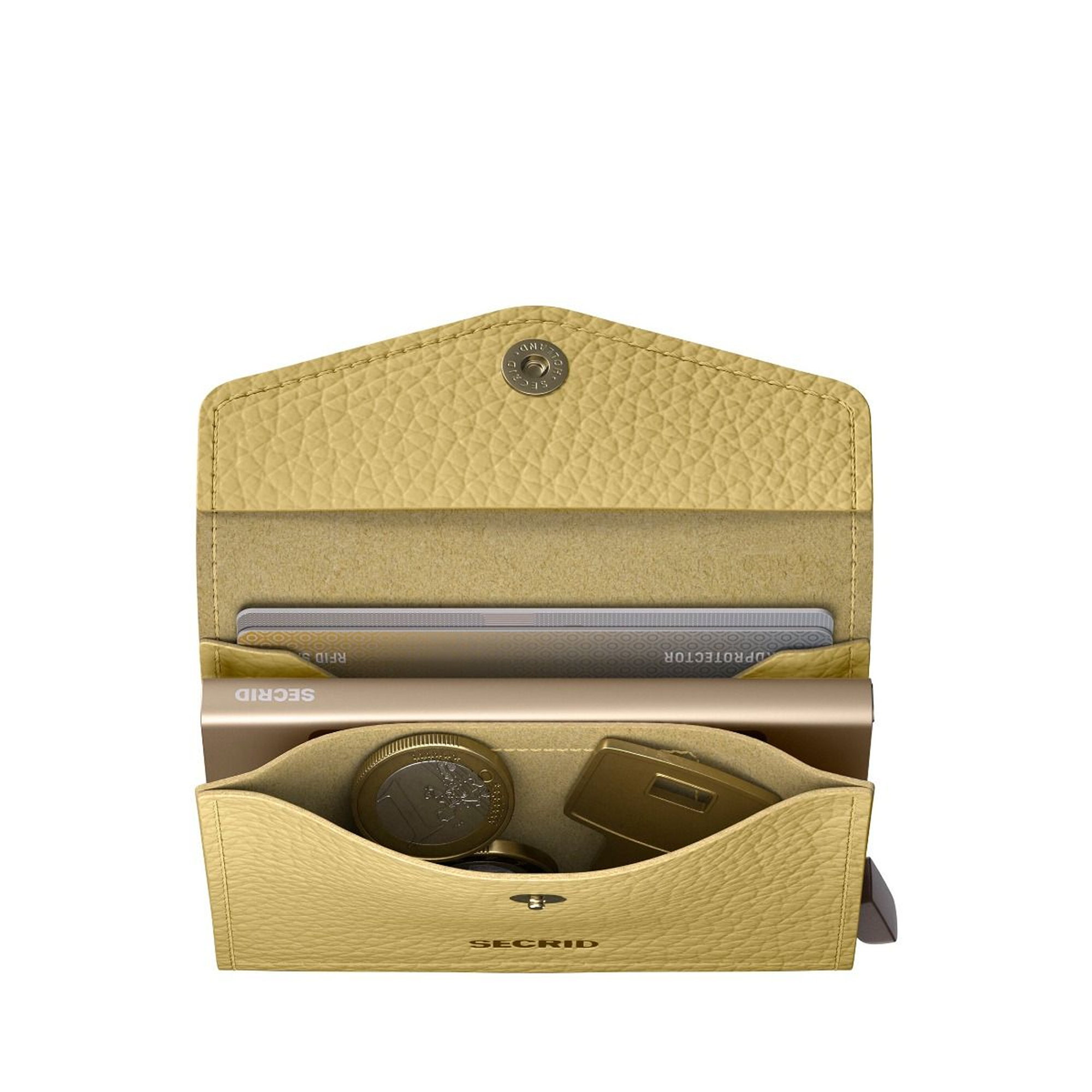 Secrid EPe Envelope Wallet Pebble Butter Yellow