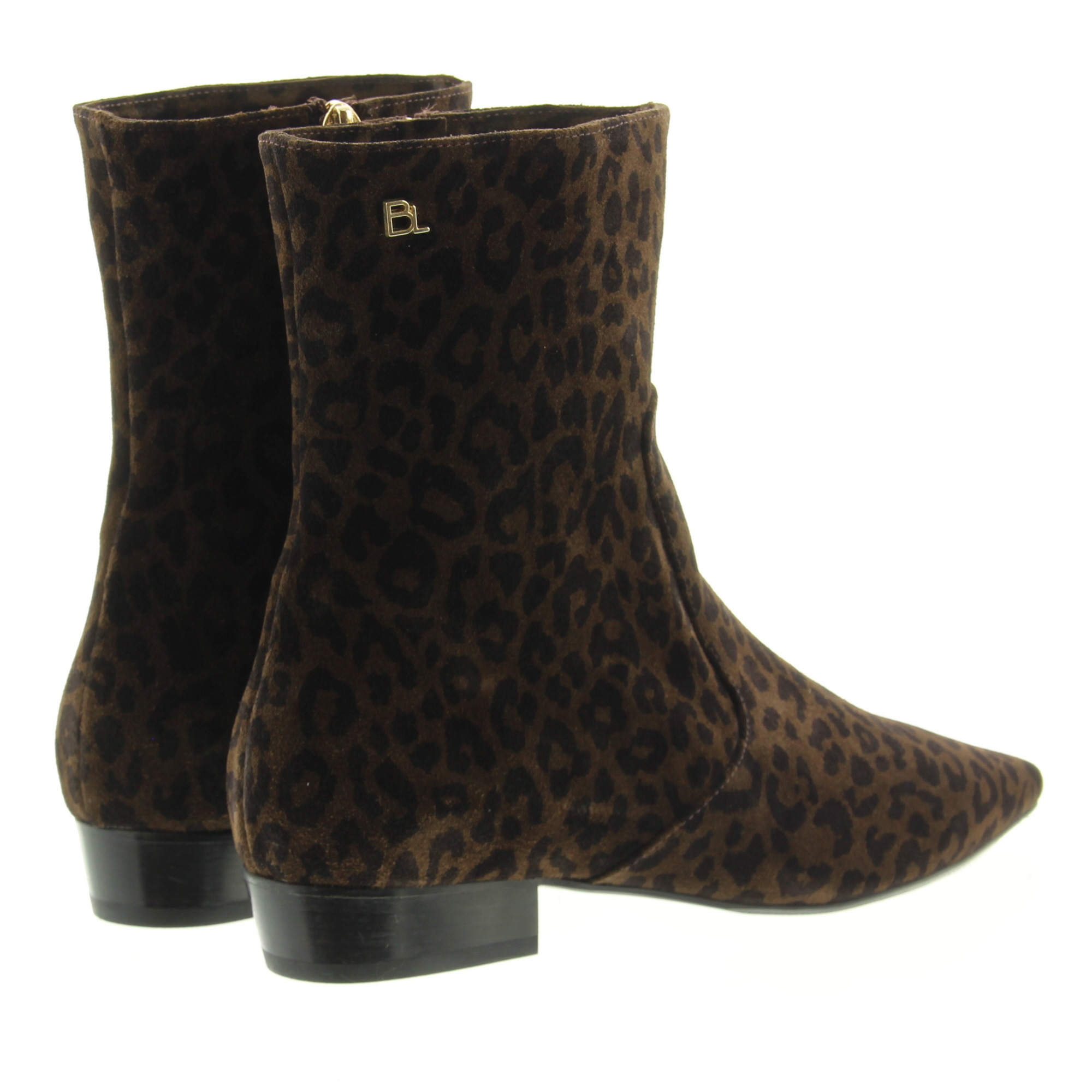 Babouche Blake-2 207 Dark Brown Leopard