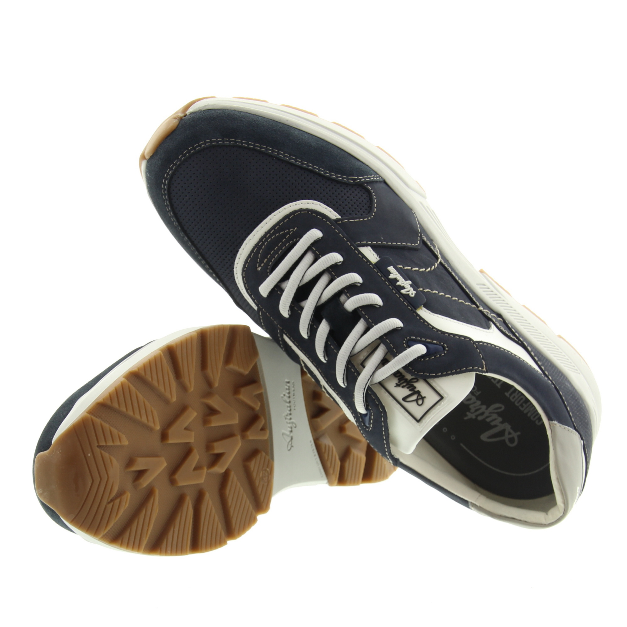 Australian Footwear 15.1716.01 Covilha Width H SE4 Mid Blue White