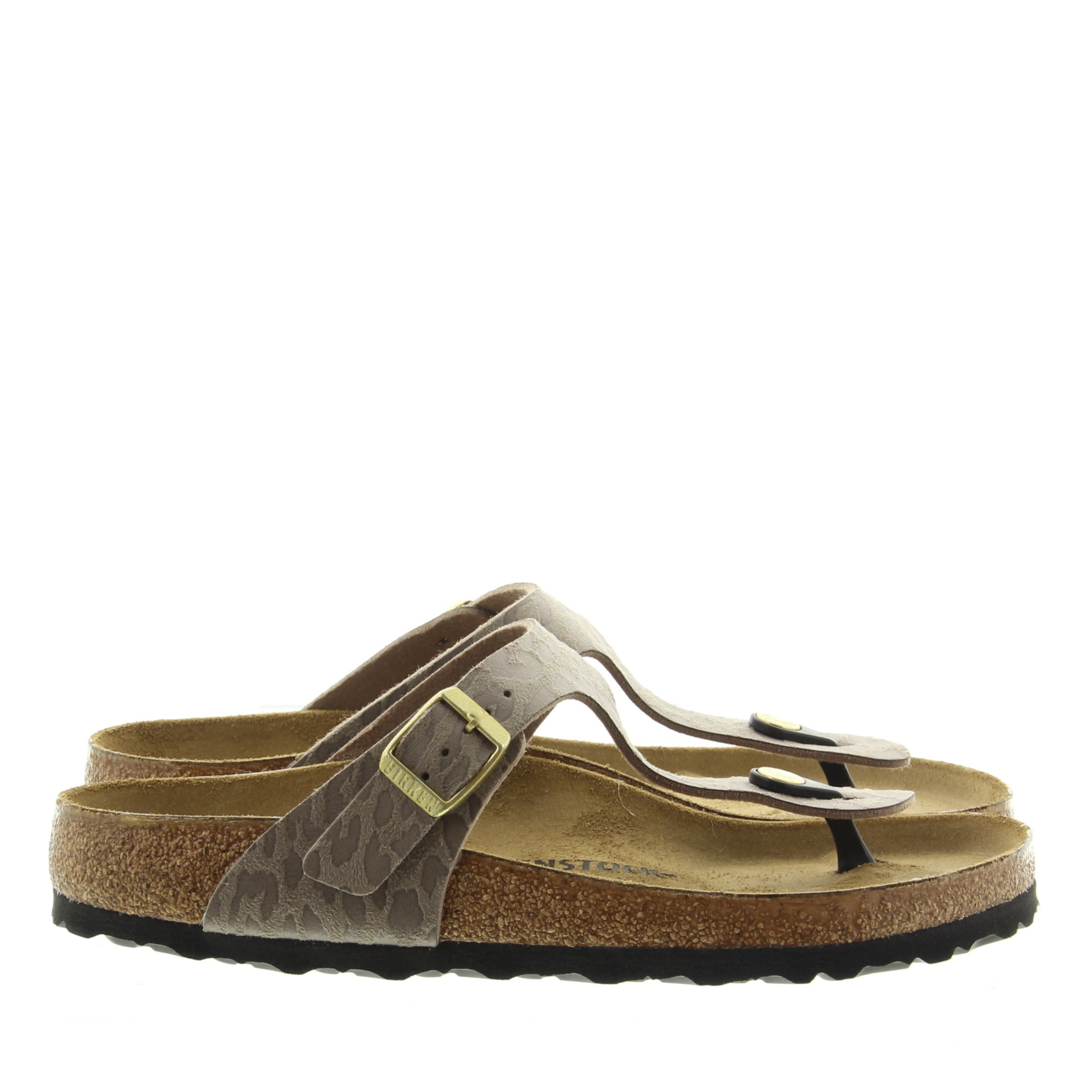 Birkenstock 1032026 Gizeh BS Synthetik Leo Grey Taupe