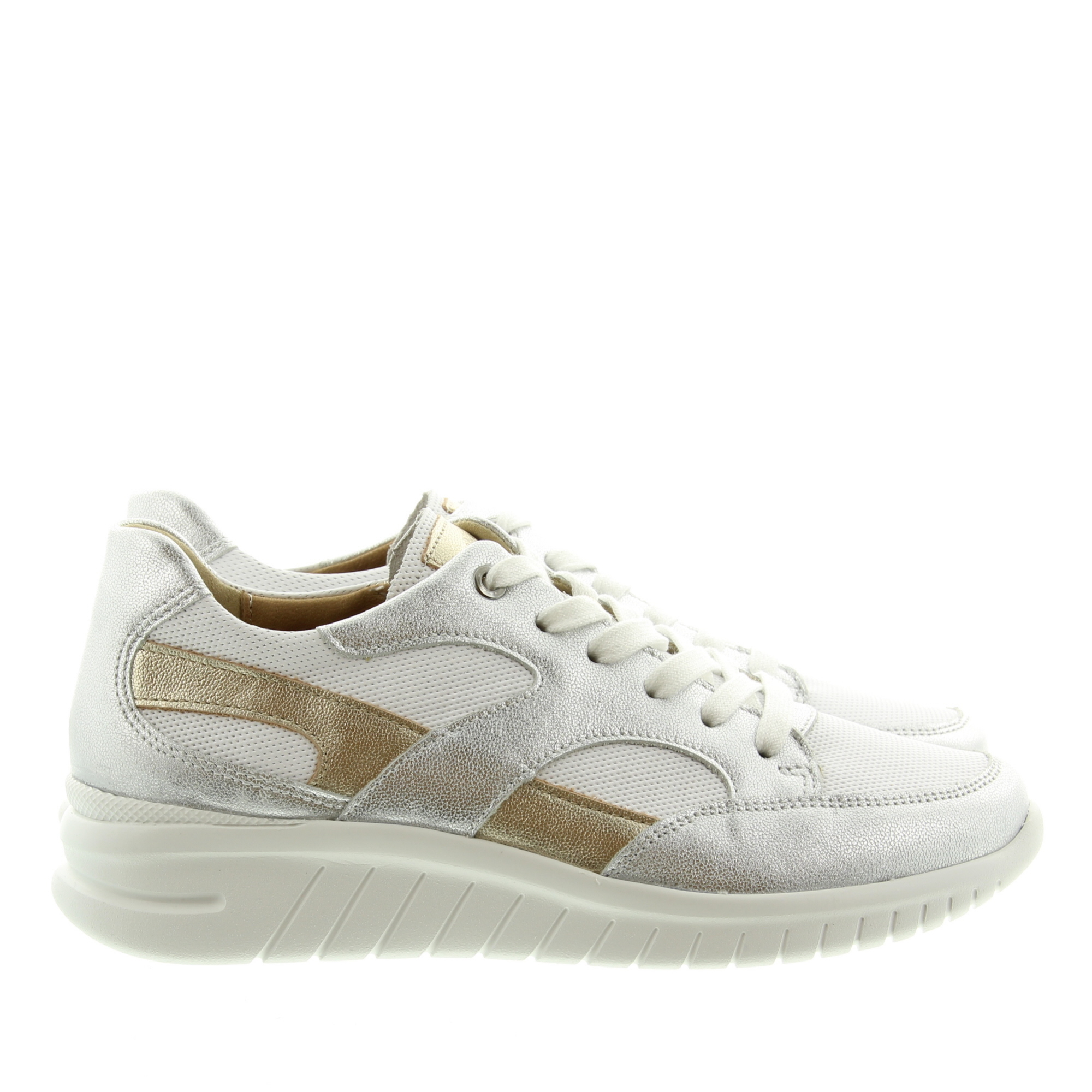 Hartjes 162.2402 Wave Shoe 59.02 Silber Weiss