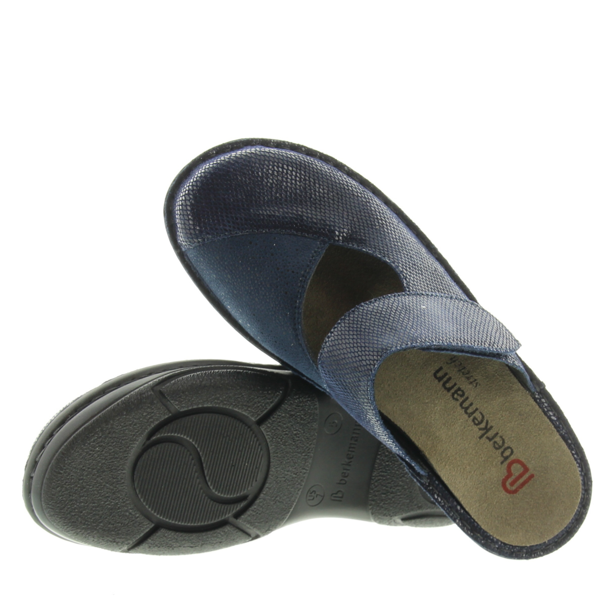 Berkemann 03457 Heliane 029 Blau Brilliantleder/Stretch