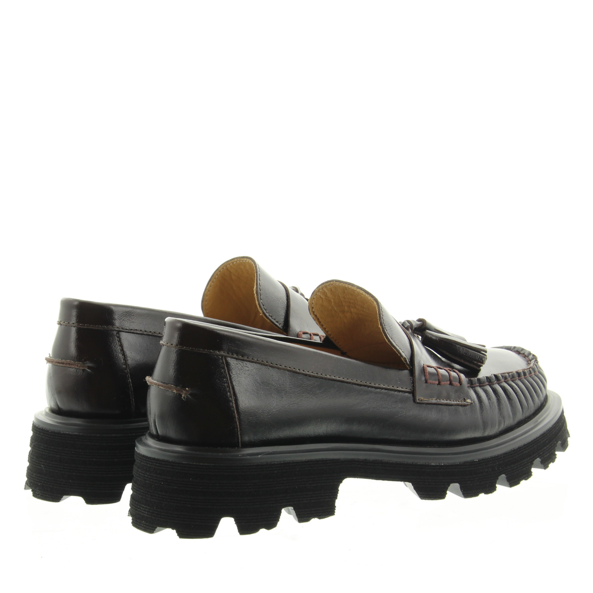 Babouche Bizou-105 58 Darkbrown