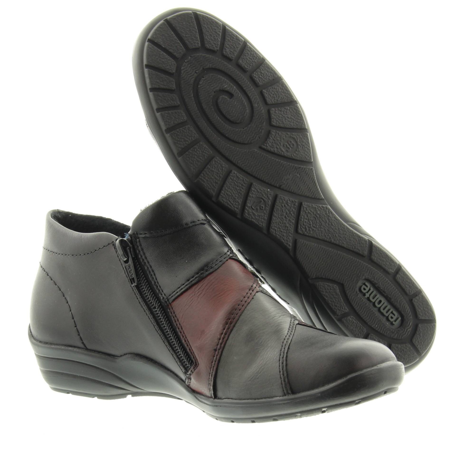 Remonte R7674 02 Schwarz Fumo Wine