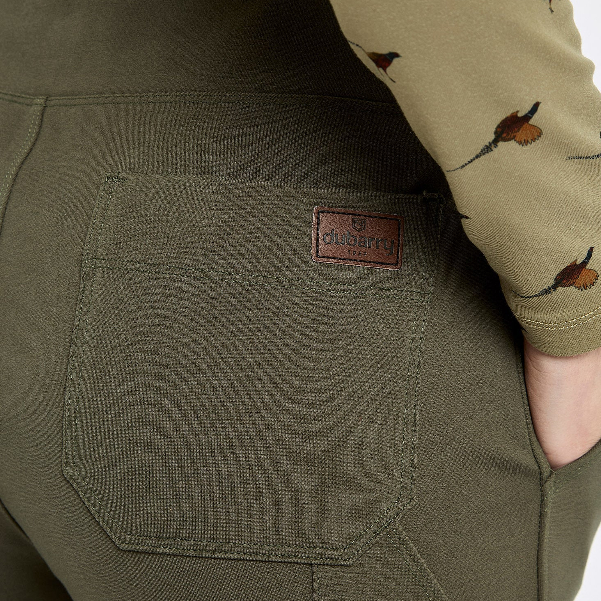 Dubarry 4198 Pepperwort stretchbroek 09 Olive