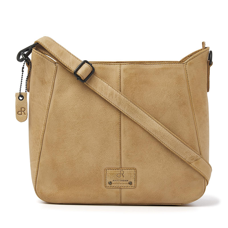 H.J. de Rooy Lederwaren 933764 Schoudertas Beige