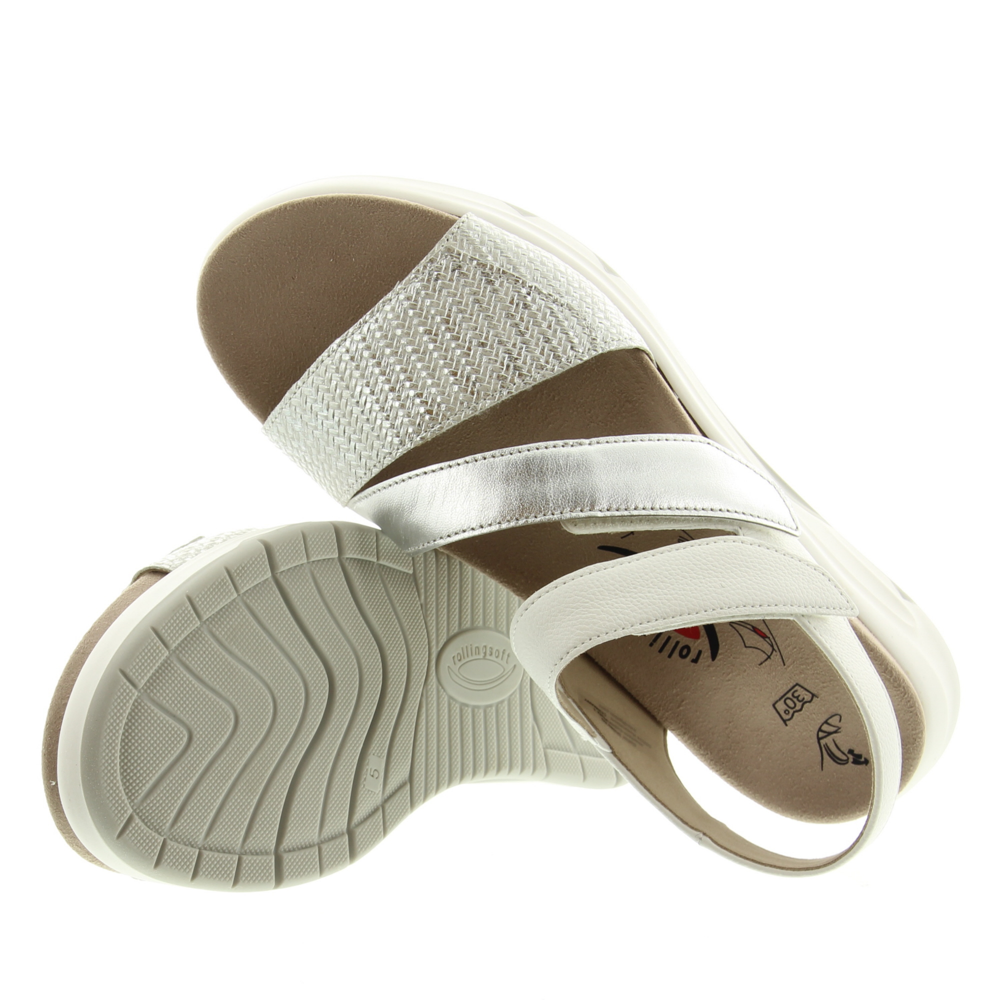 Gabor 86.882.51 Silber/weiss