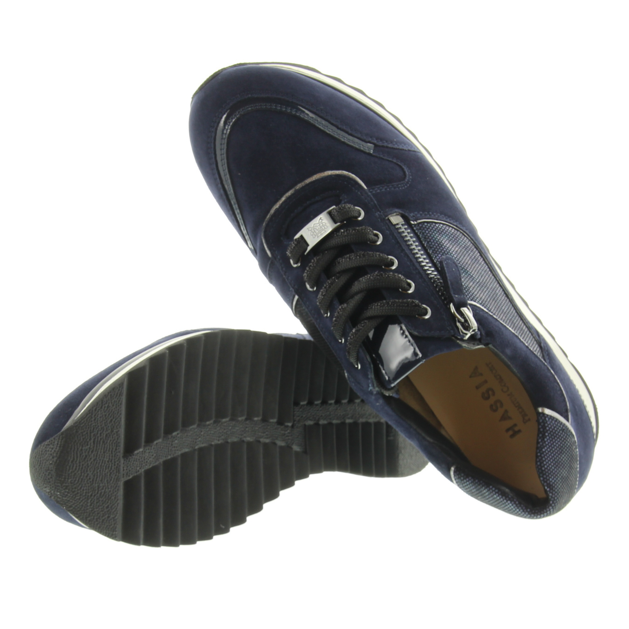 Hassia Shoes 302034 Porto 3271 Blue Darksilver