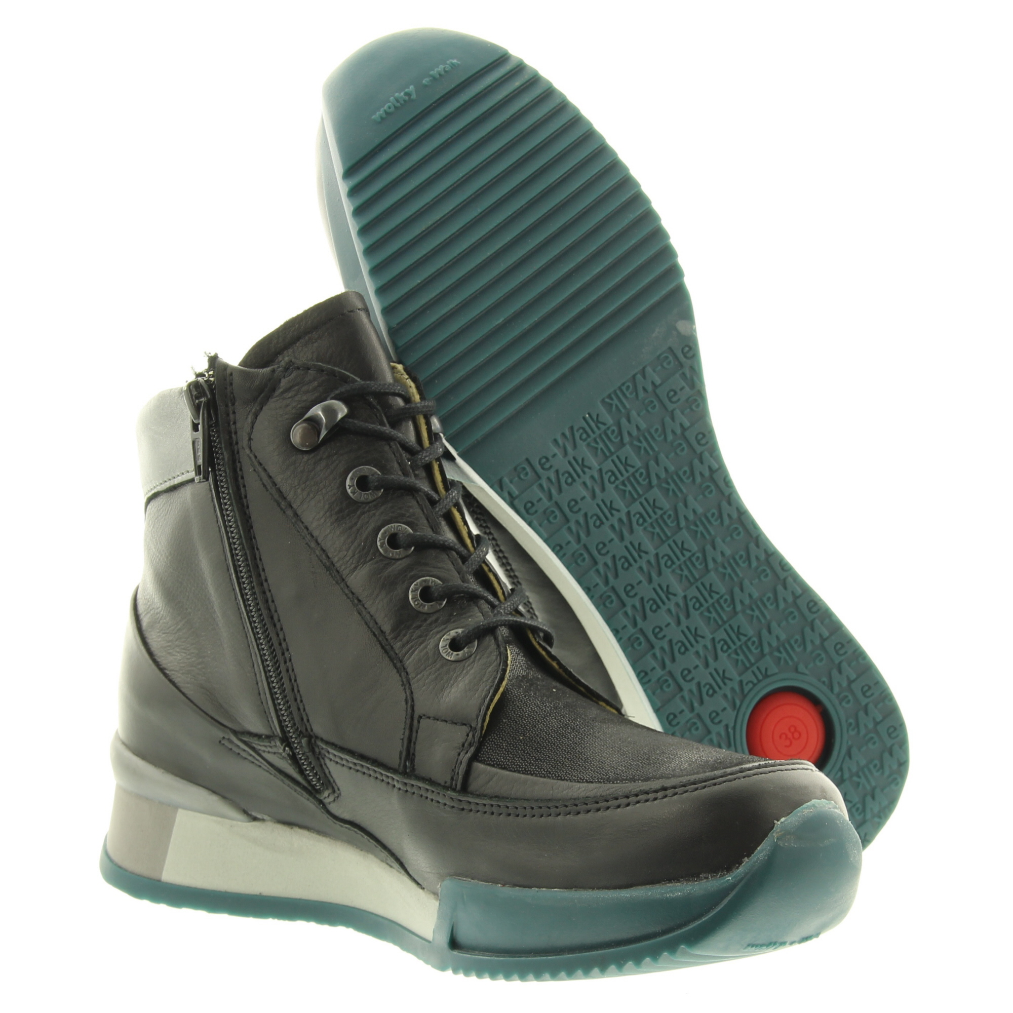 Wolky 0588124 Victoria 088 Black/petrol Wolky 0588124 Victoria 088 Black/petrol