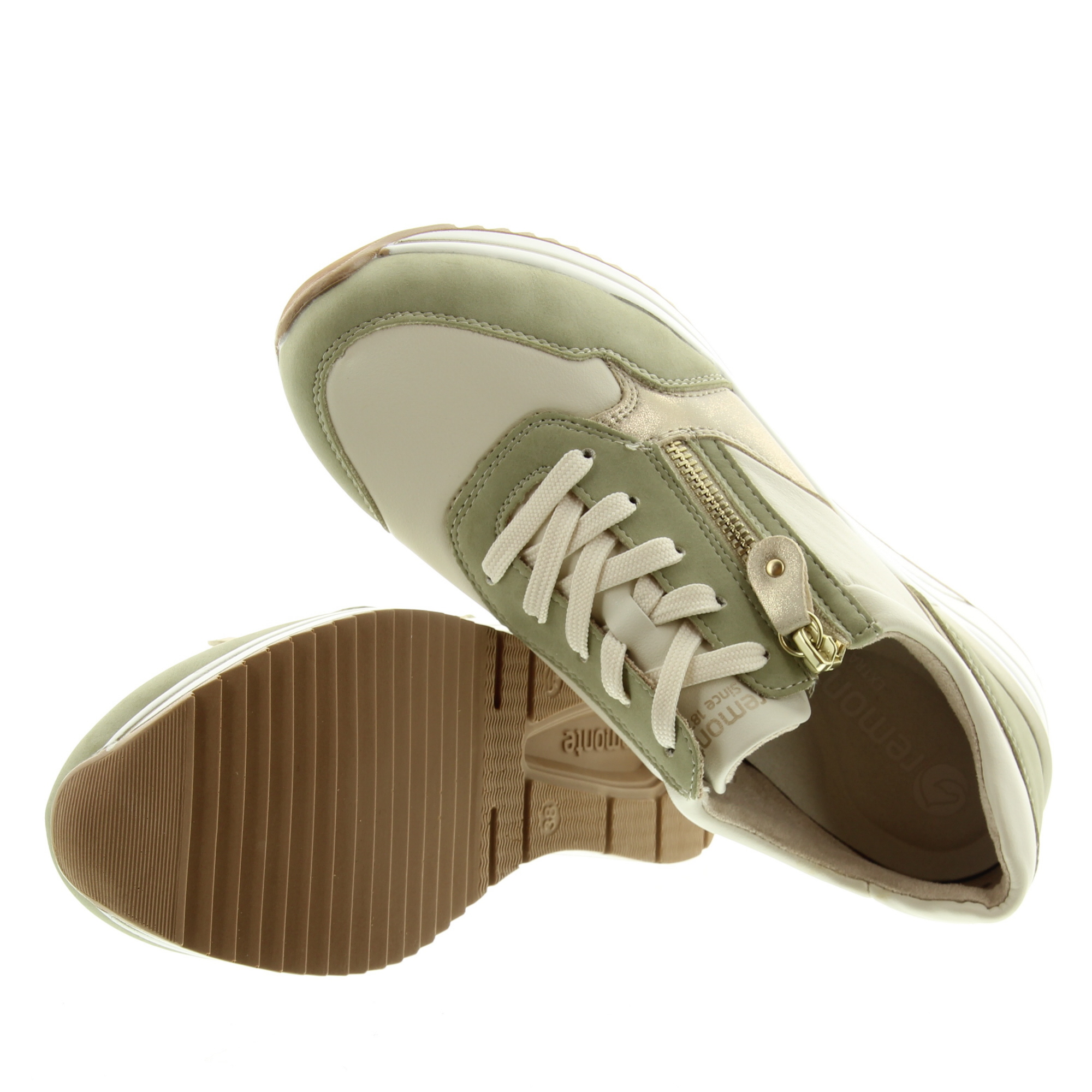 Remonte D0T01 82 Salbei offwhite muschel