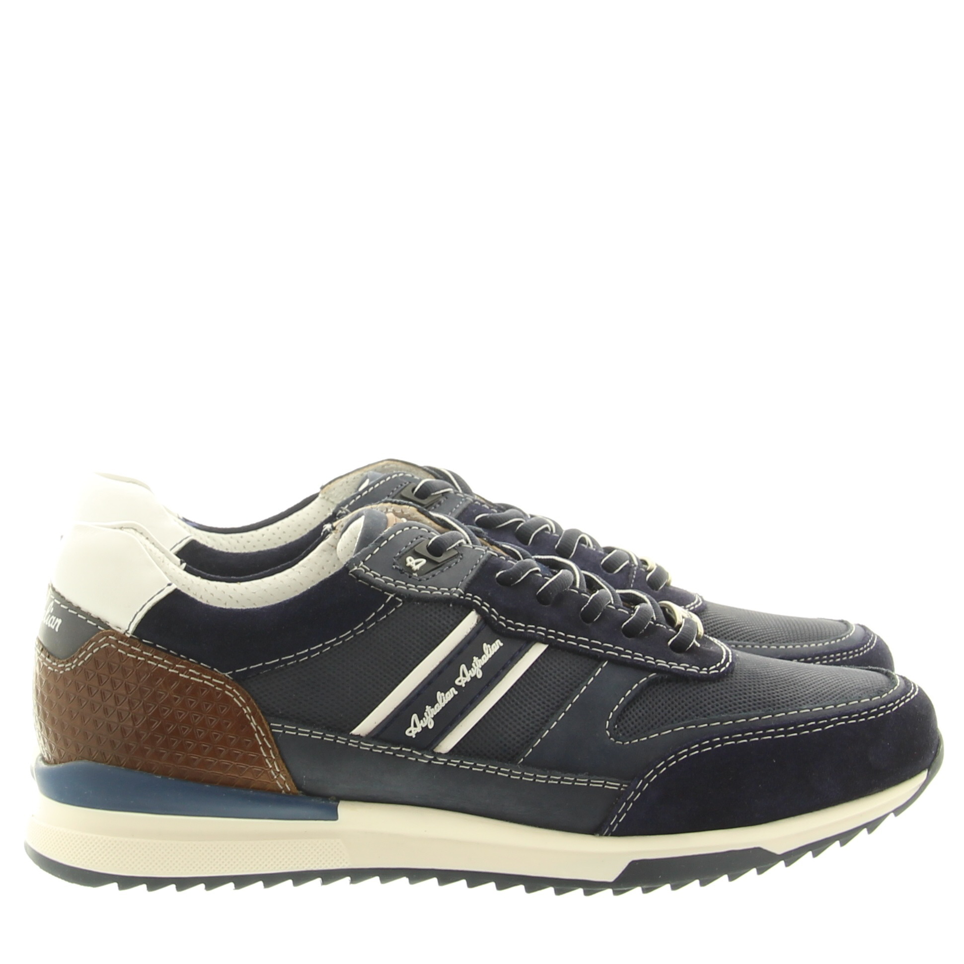 Australian Footwear Filmon 15.1600.01 SF5 Mid Blue-Cognac