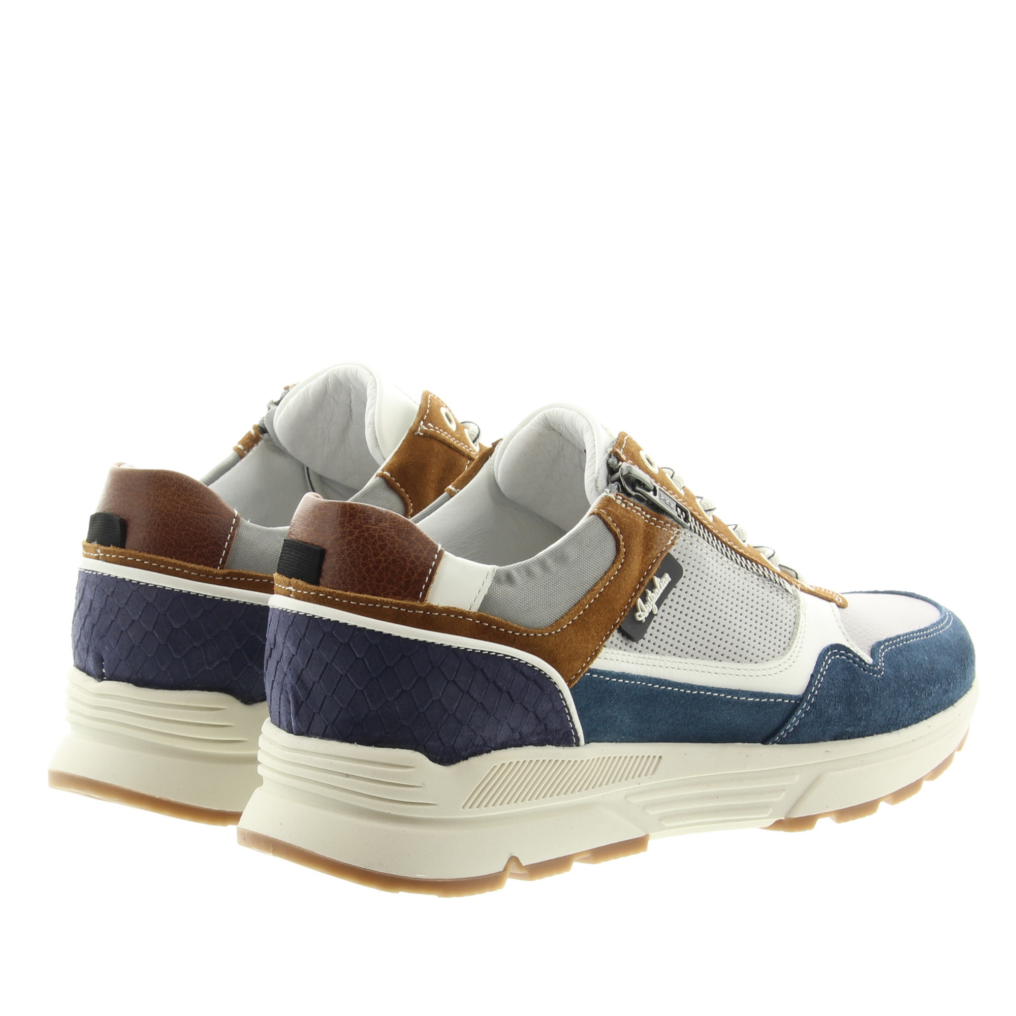 Australian Footwear Connery Width K 15.1682.02 KB3 Grey-Blue-Tan