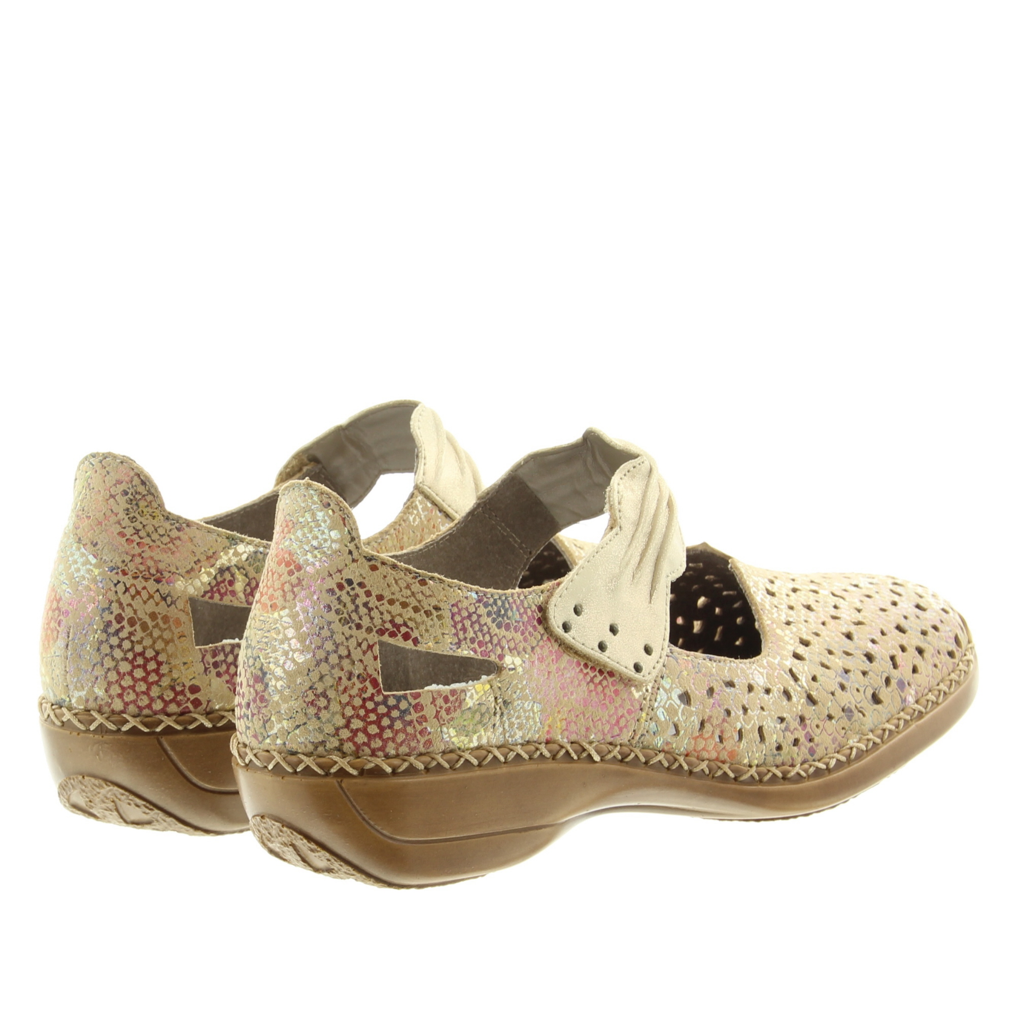Rieker 41399 92 Beige multi Muschel