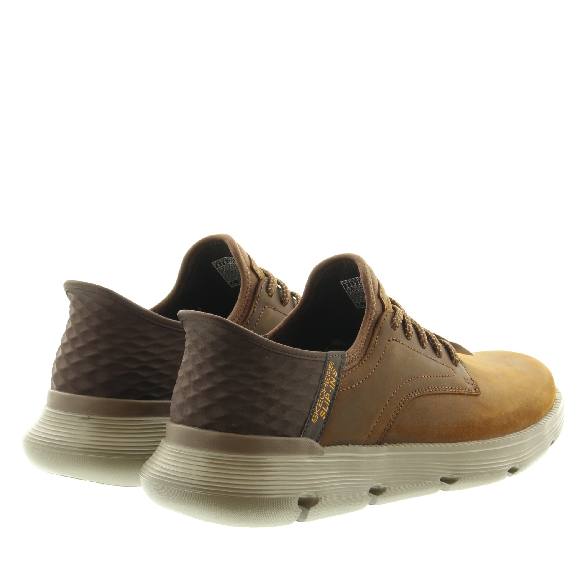 Skechers 205046 Garza-Gervin Slip-Ins CDB Cognac Darkbrown