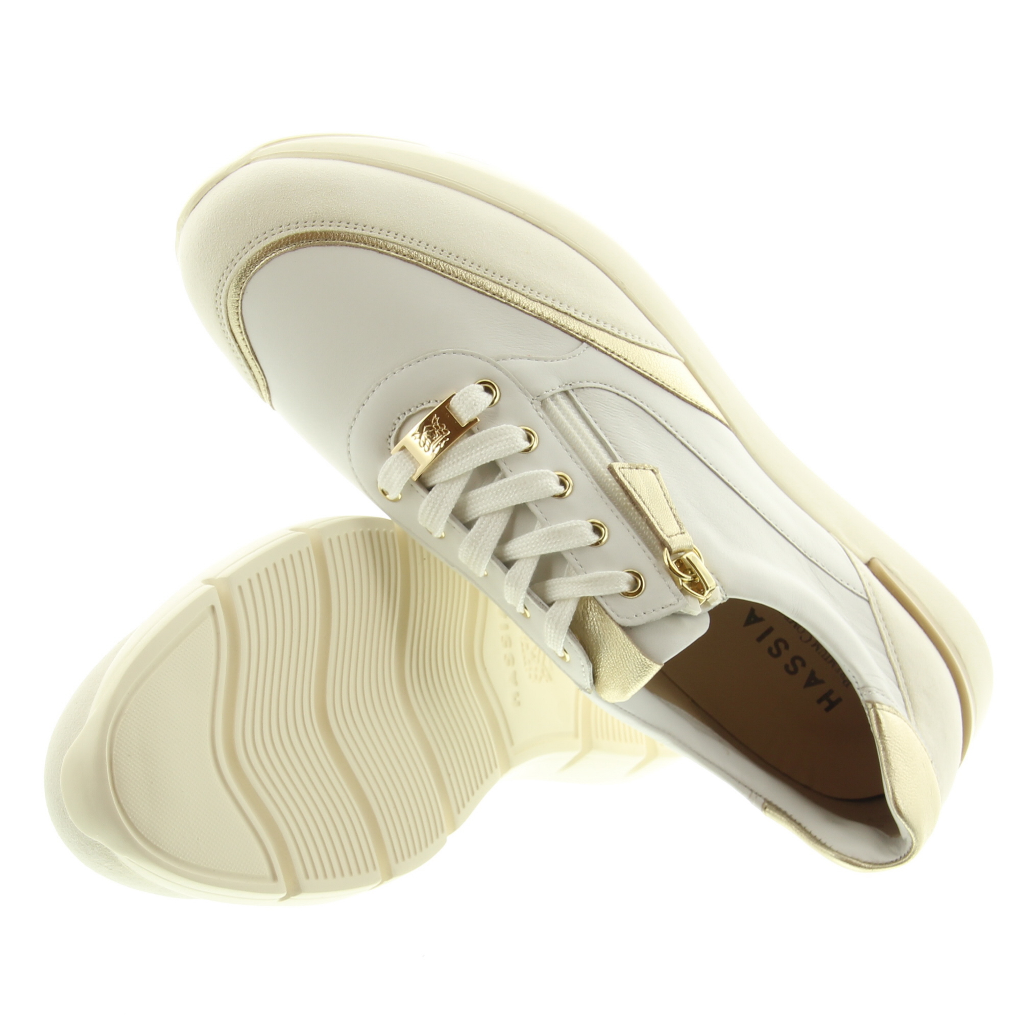 Hassia Shoes 301350 Bordeaux 0275 Weiss Platin