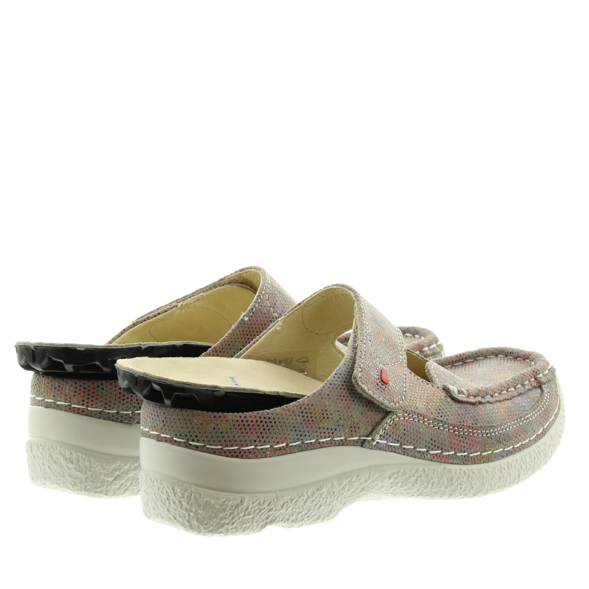 Wolky 0622745 Roll Slipper Flowerpoint Taupe summer