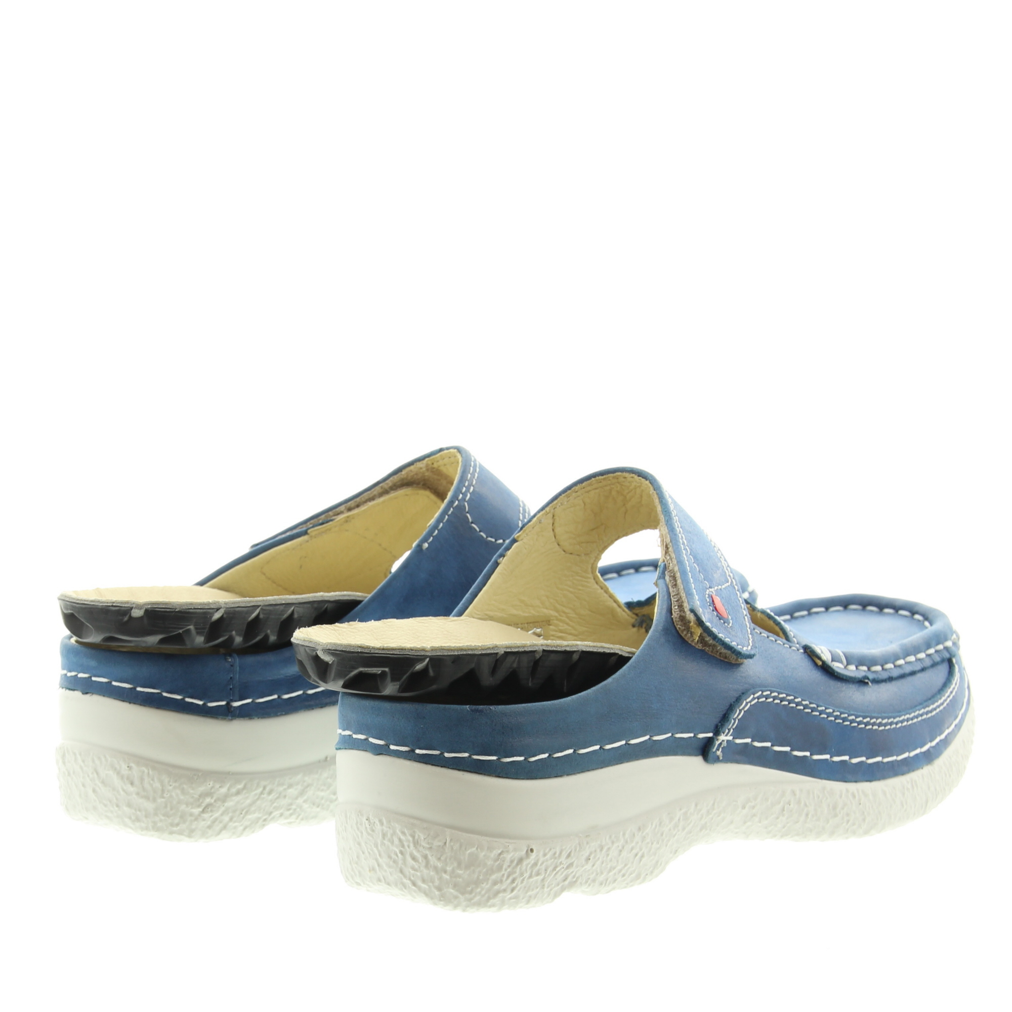 Wolky 0622736 Roll Slipper Fantastic 804 Atlantic blue