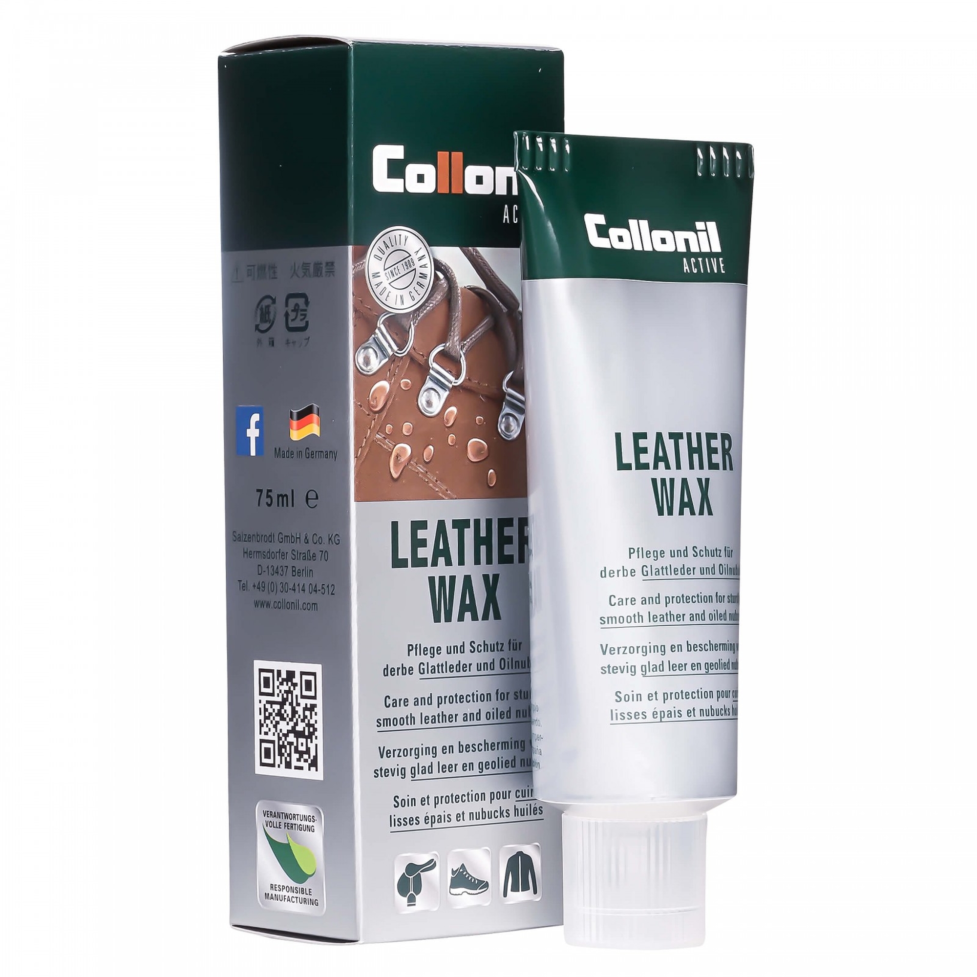 Collonil Active Leather Wax Tube 75 ml