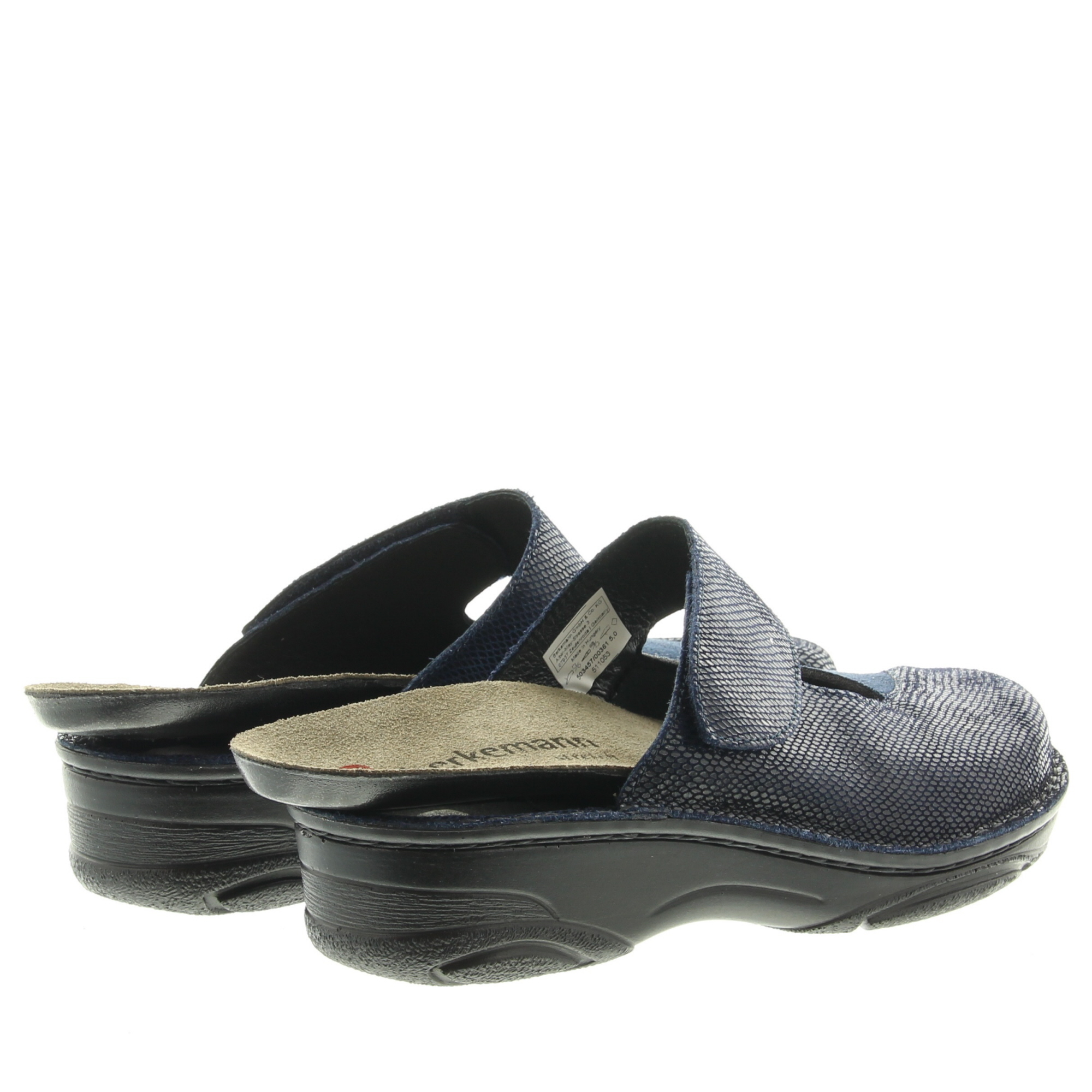 Berkemann 03457 Heliane 029 Blau Brilliantleder/Stretch