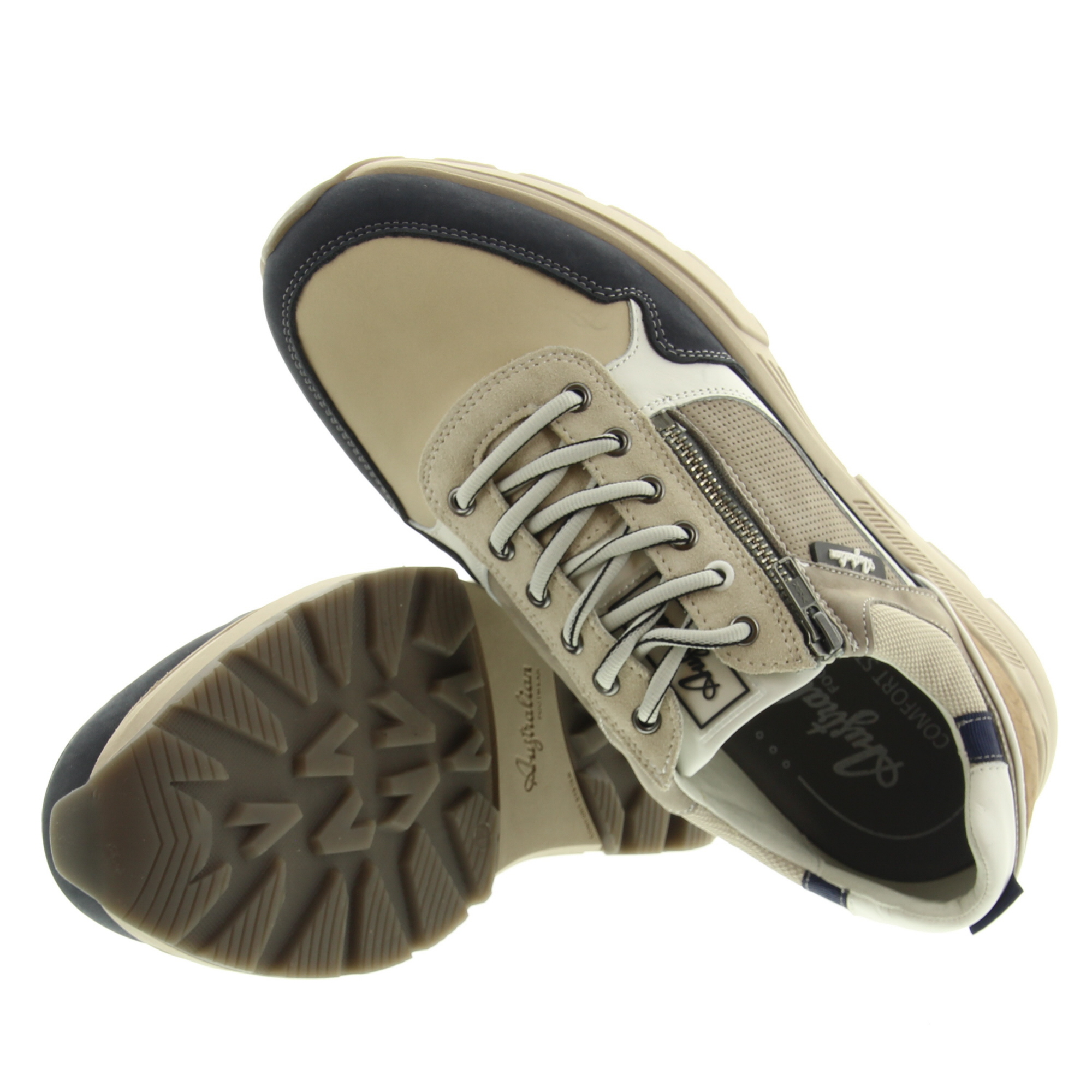 Australian Footwear 15.1682.03 Connery Width K L68 Taupe Beige Taupe