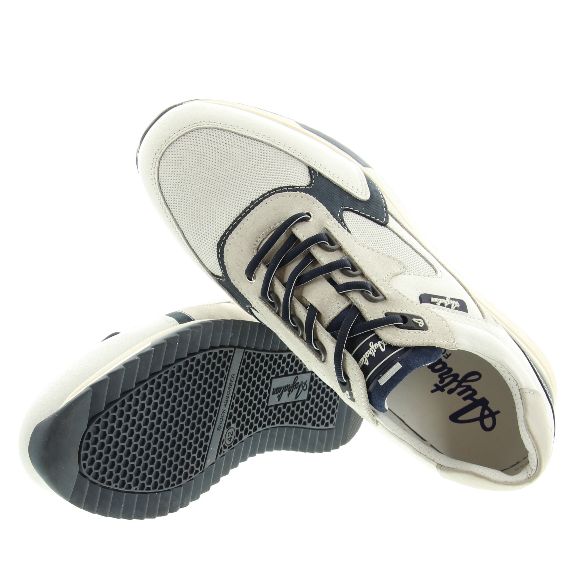 Australian Footwear Bakersville 15.1667.02 B5A White-Blue-Grey