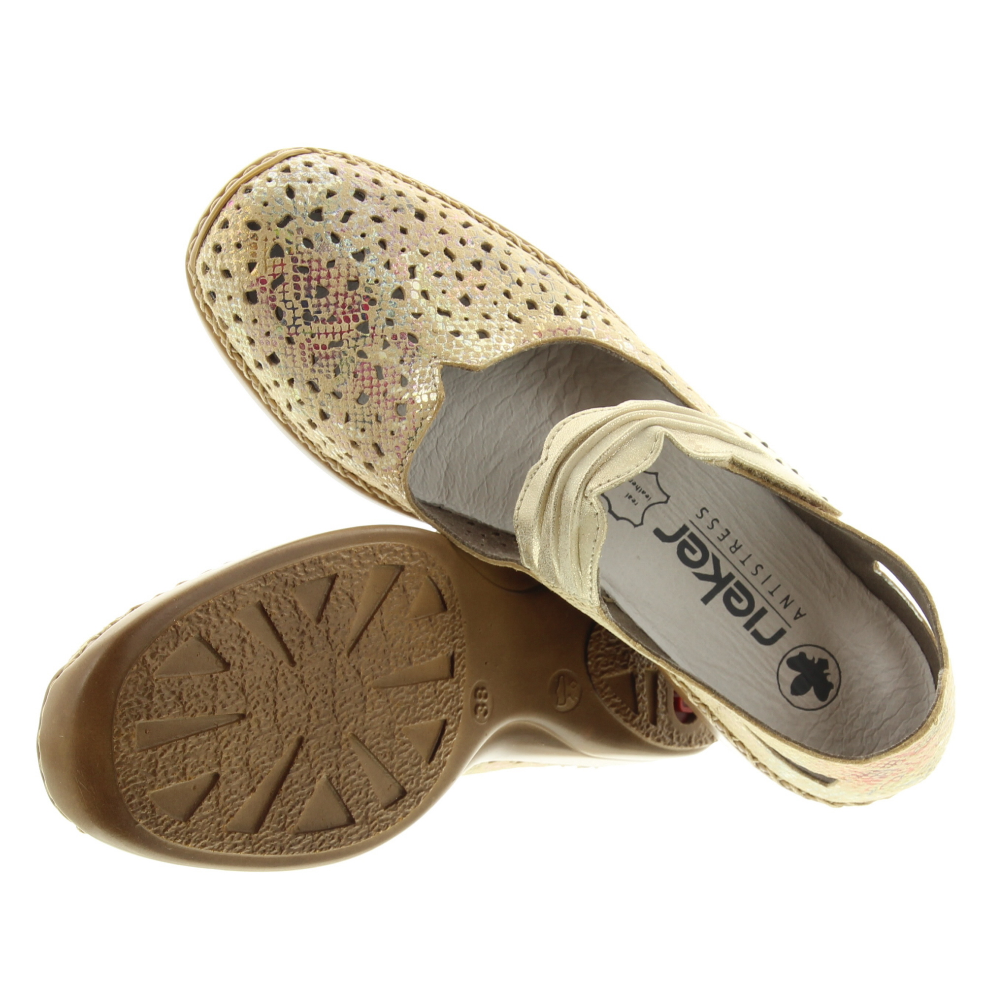 Rieker 41399 92 Beige multi Muschel