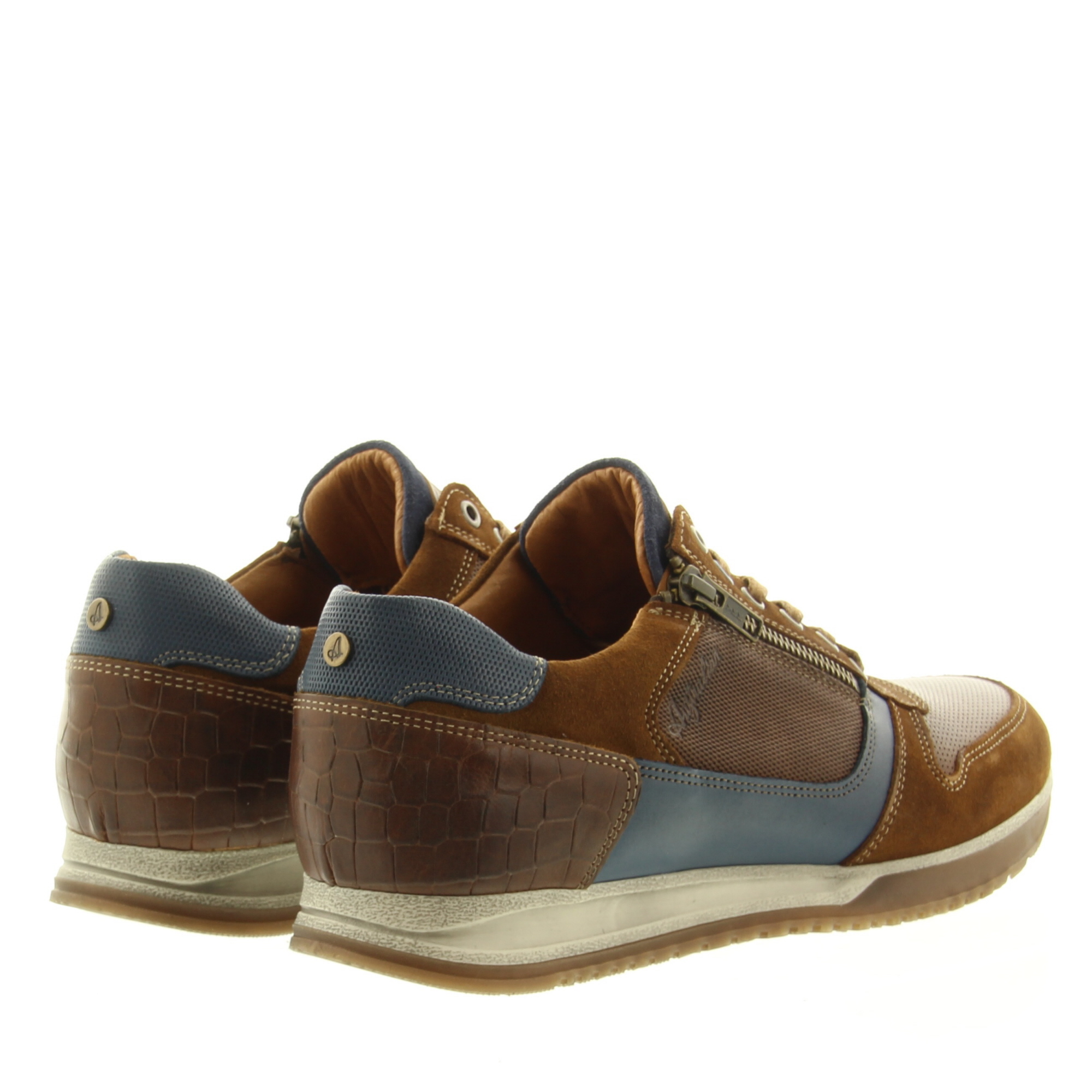 Australian Footwear Browning Width H 15.1508.02 T5D Tan Cognac Blue