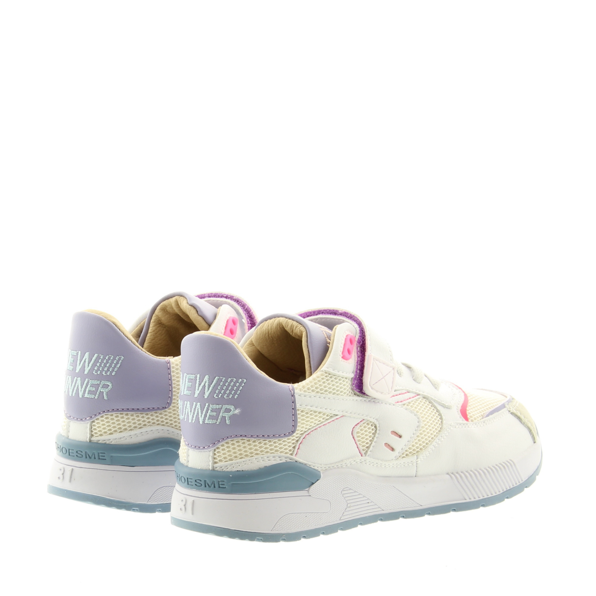ShoesMe ST22S018-E White Lilac Fuchsia