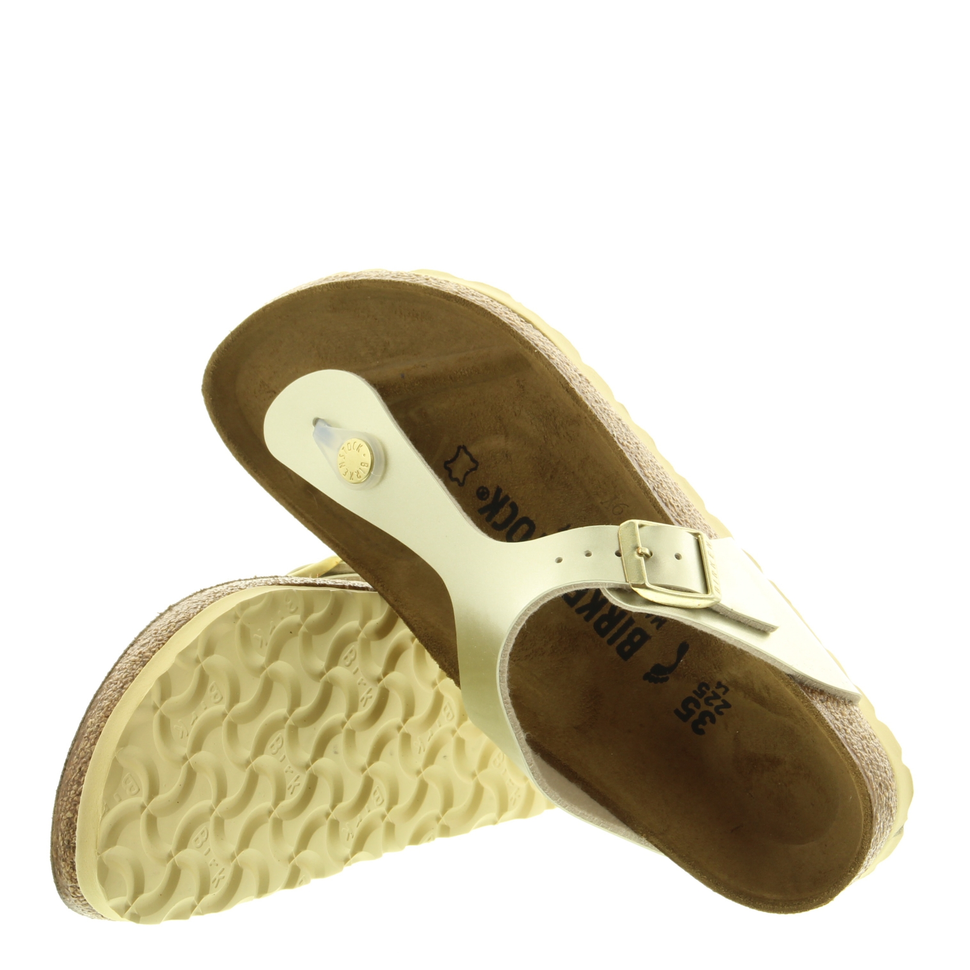 Birkenstock 1015593 Gizeh Electric Metallic Gold