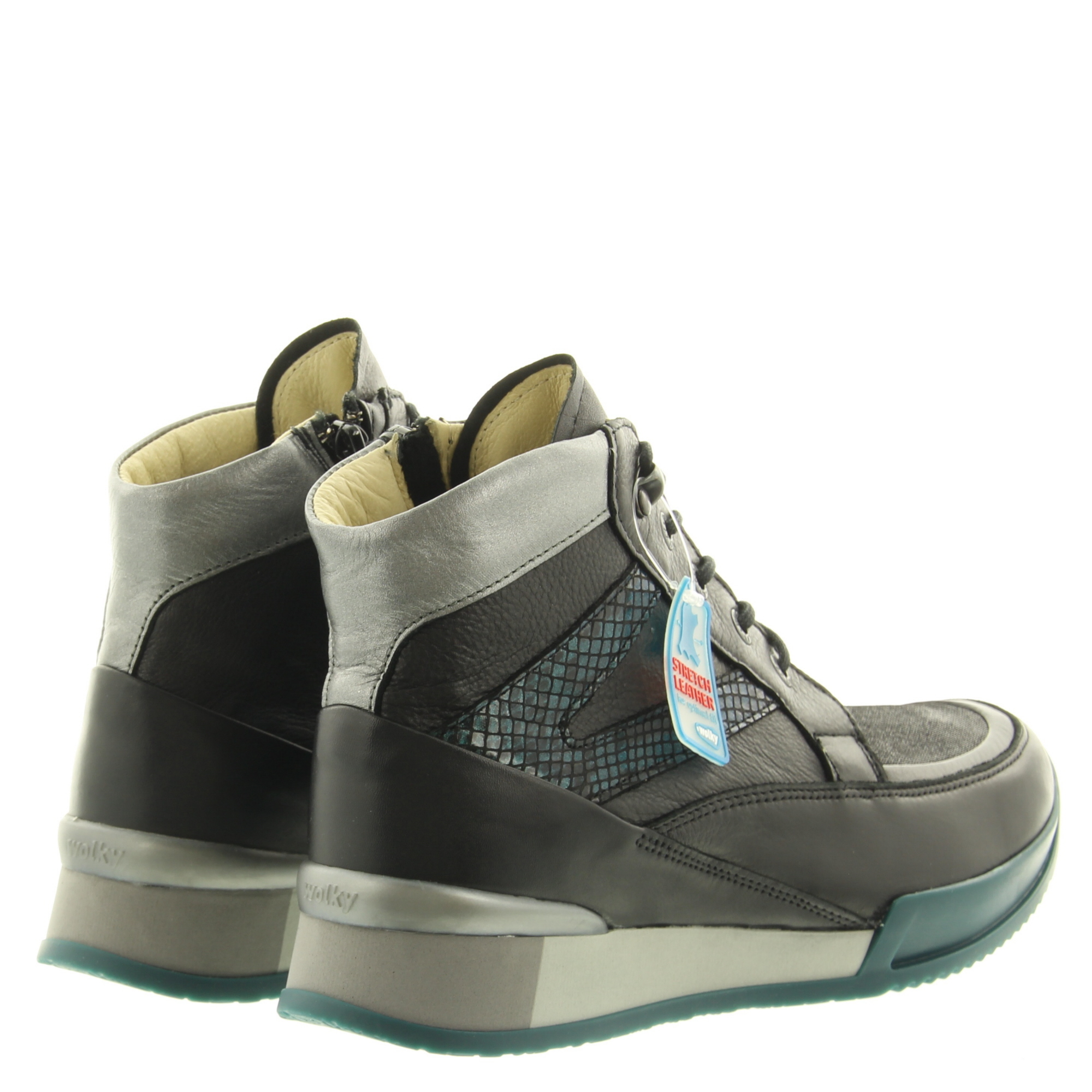 Wolky 0588124 Victoria 088 Black/petrol Wolky 0588124 Victoria 088 Black/petrol