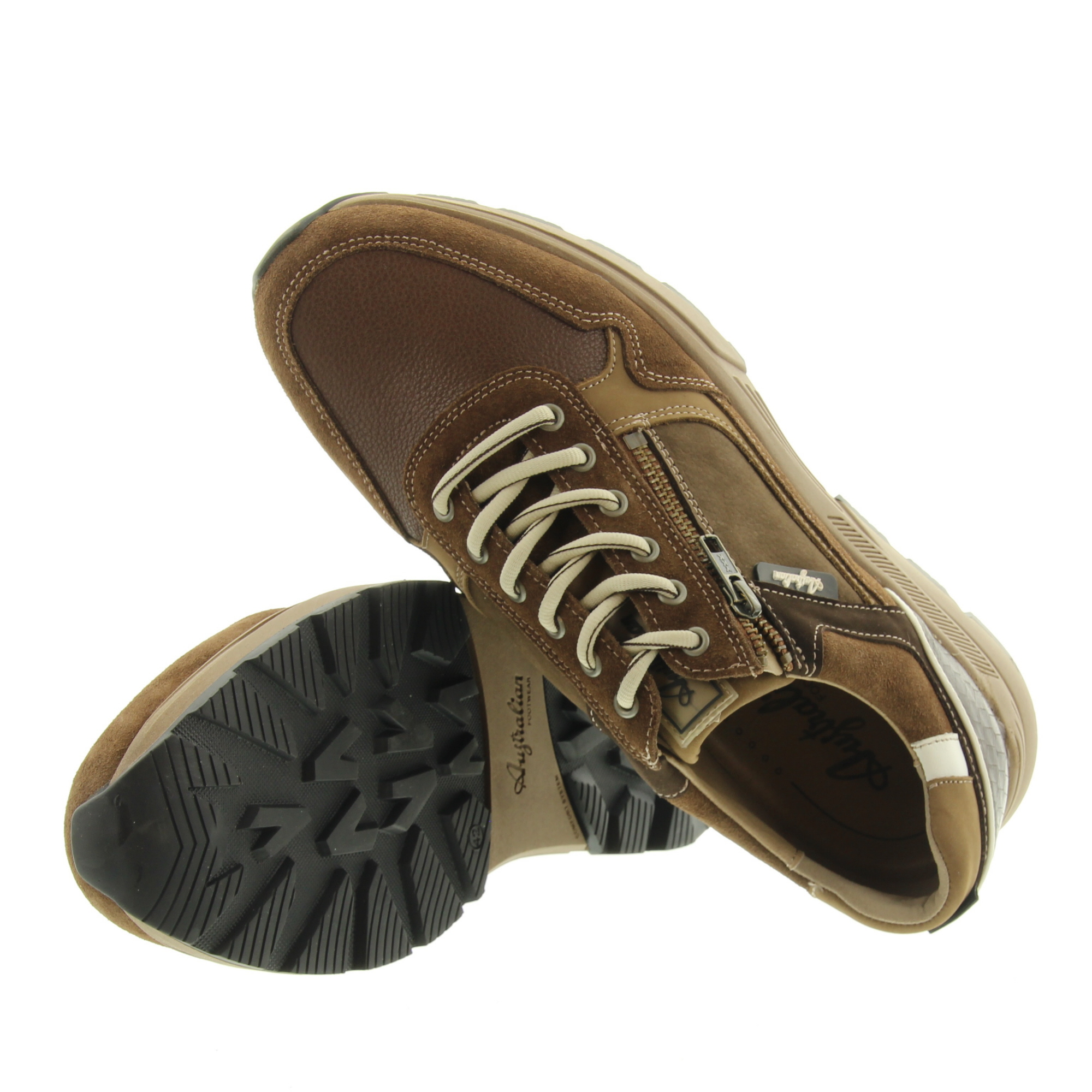 Australian Footwear 15.1682.04 Connery Width K D12 Brown Taupe