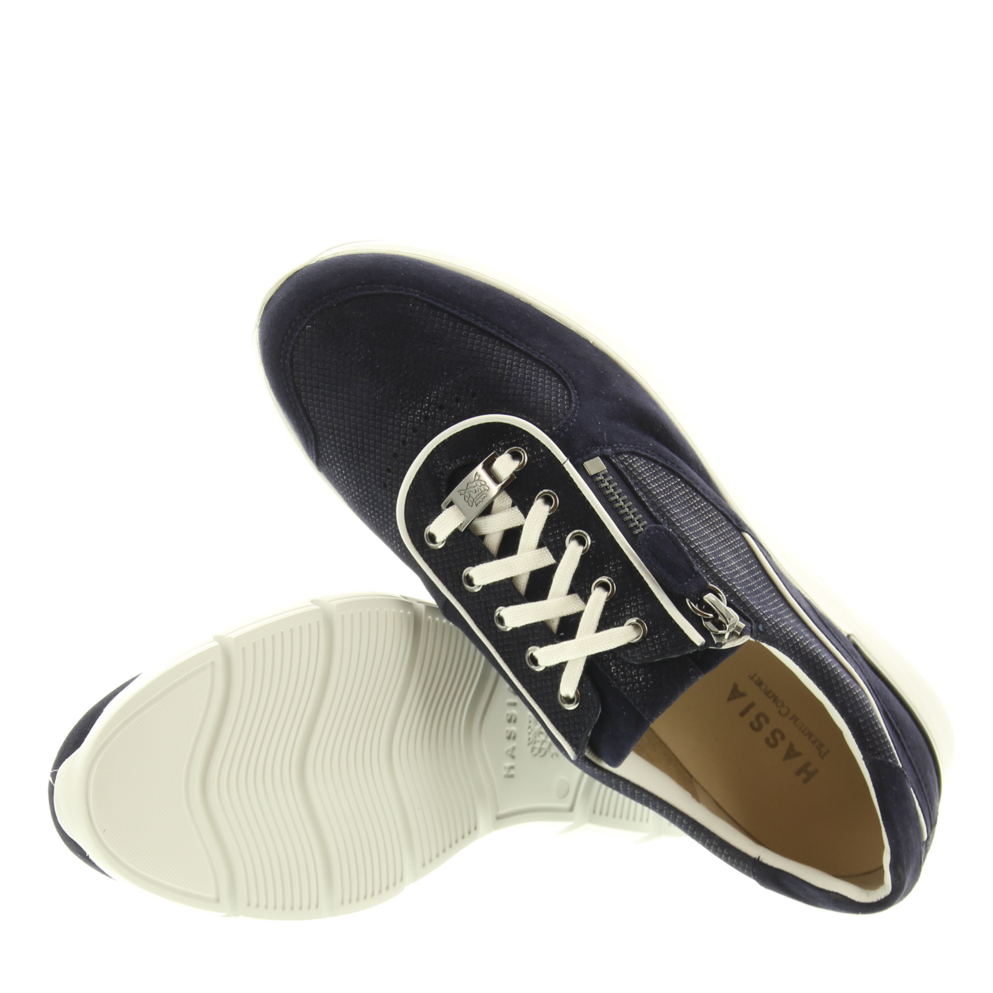 Hassia Shoes 301319 Bordeaux 3202 Blue White