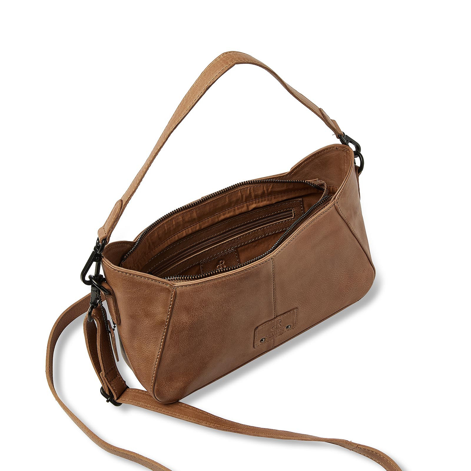 H.J. de Rooy Lederwaren 933763 Hand-Schoudertas Burro